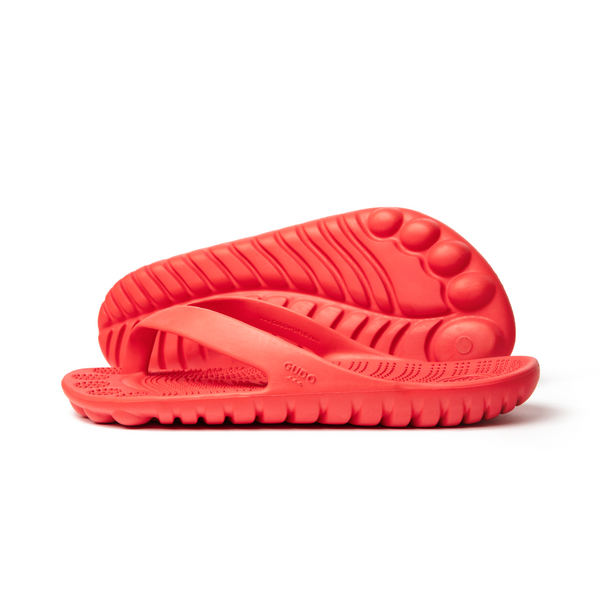 Fire Red Flip Flops 7 Men 9 Women